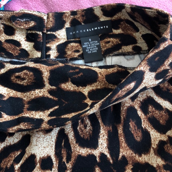 Leopard print pencil skirt - Picture 3 of 3